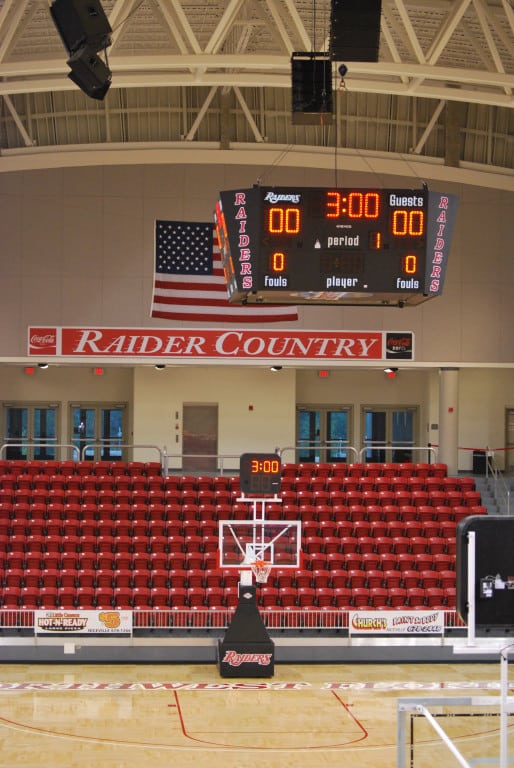 Basketball scoreboard display