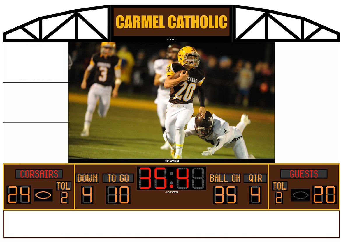 Sports scoreboard display