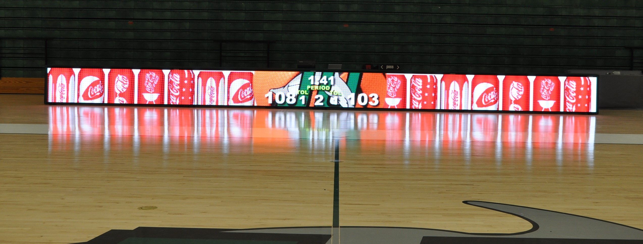 Sports scoreboard display