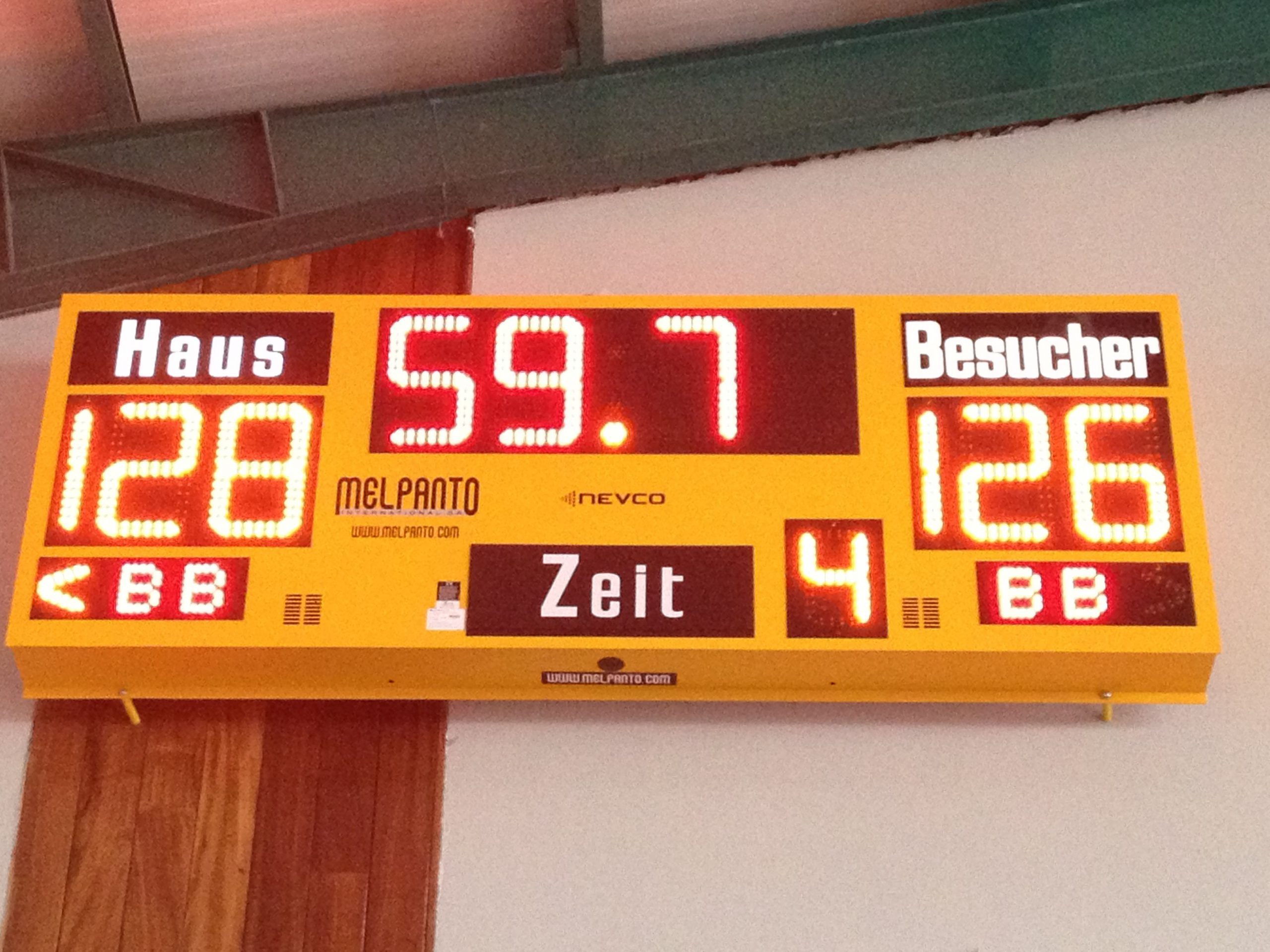 Sports scoreboard display