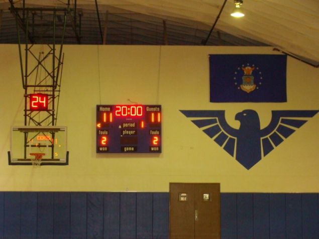 Sports scoreboard display