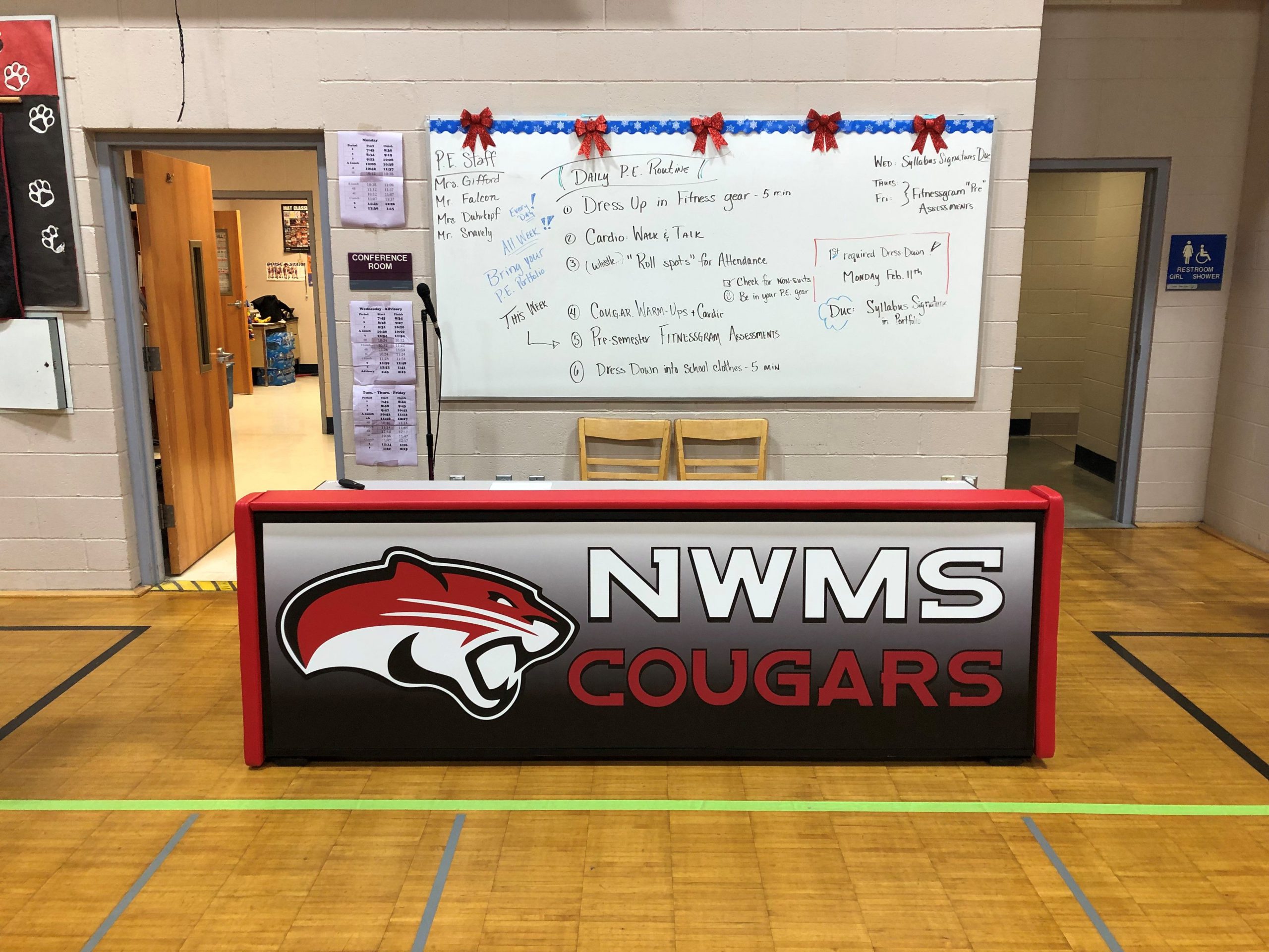 Sports scoreboard display