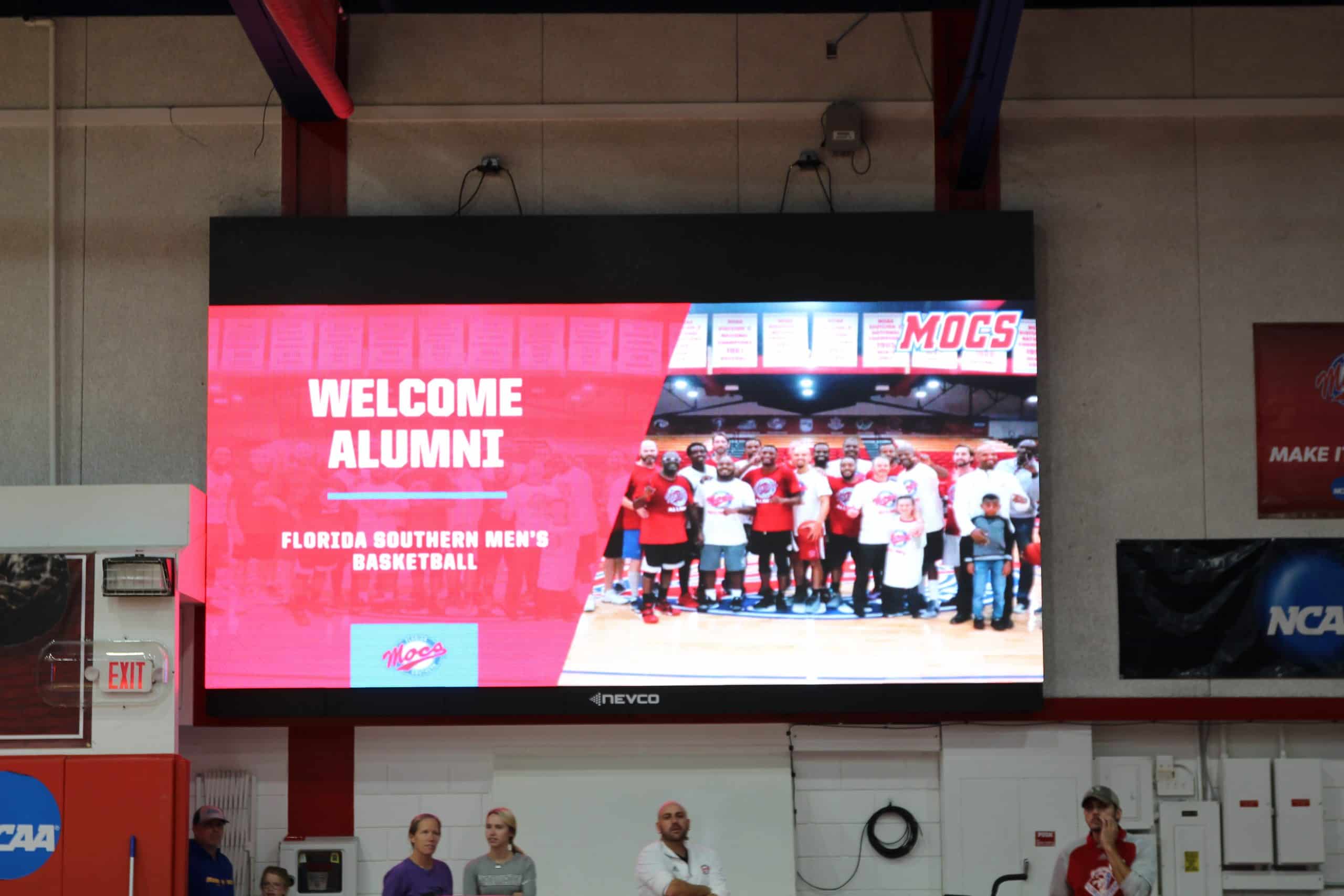 Basketball video scoreboard display