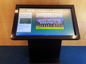 Digital Wall of Fame at Mercyhurst University