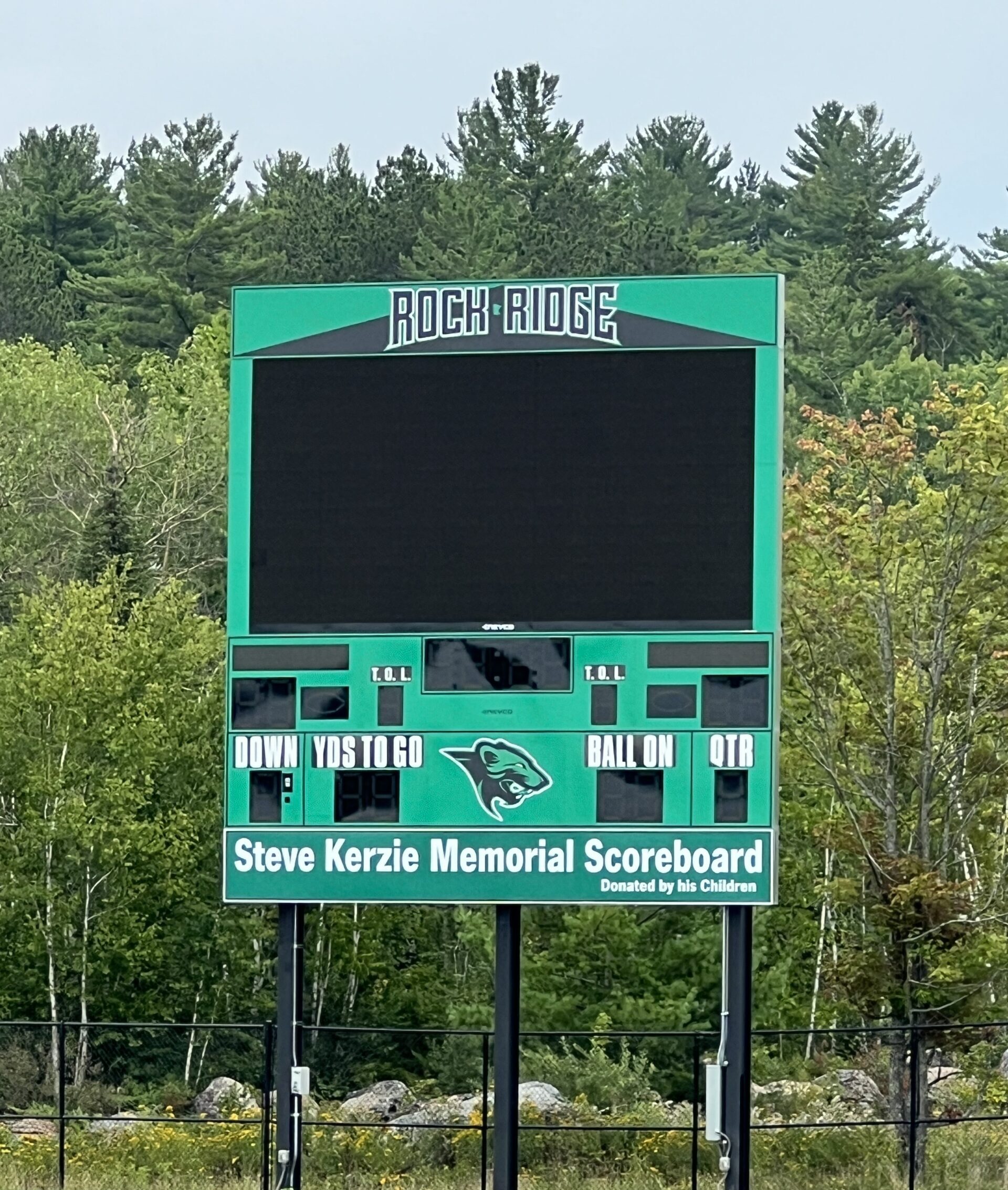 Sports scoreboard display
