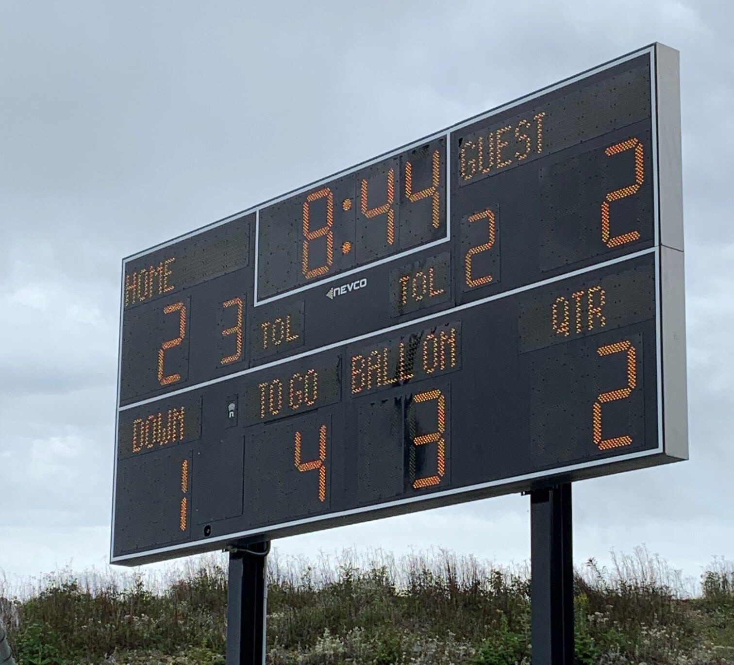 Sports scoreboard display