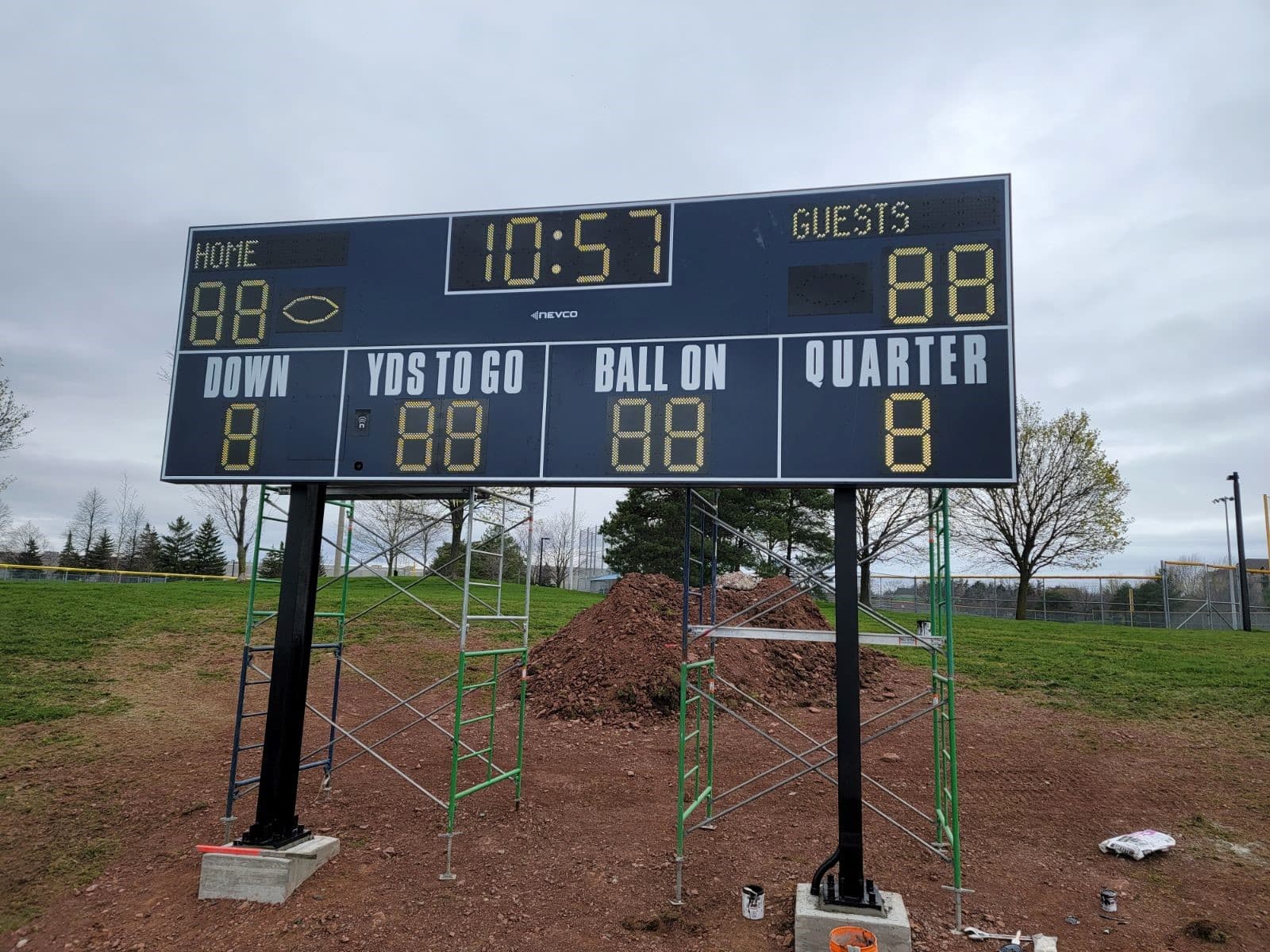 Sports scoreboard display