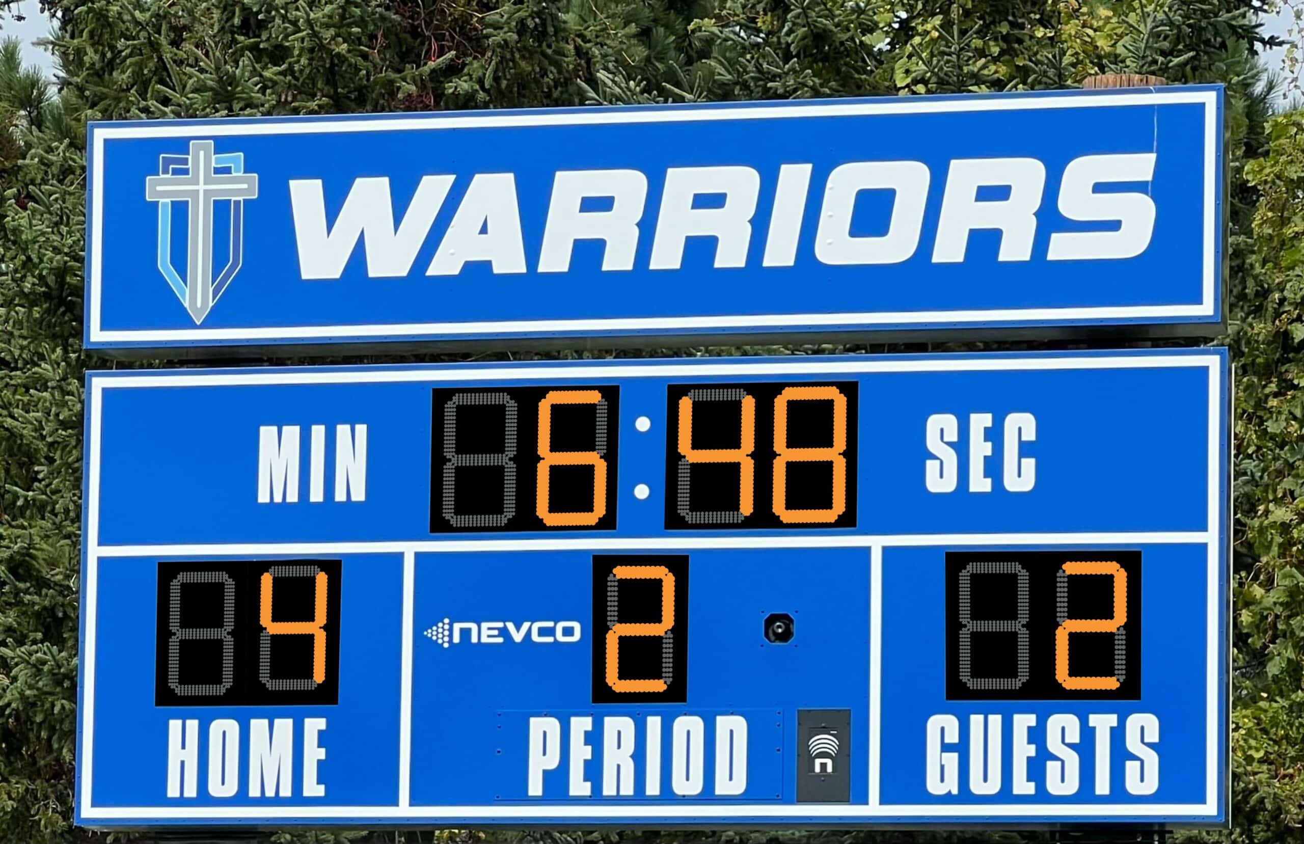 Sports scoreboard display